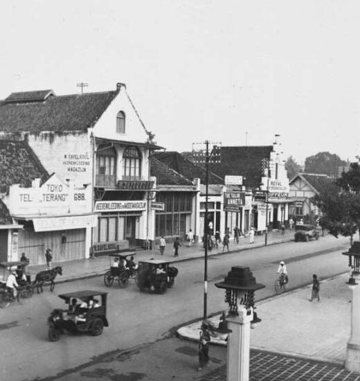 Straatbeeld Jogjakarta